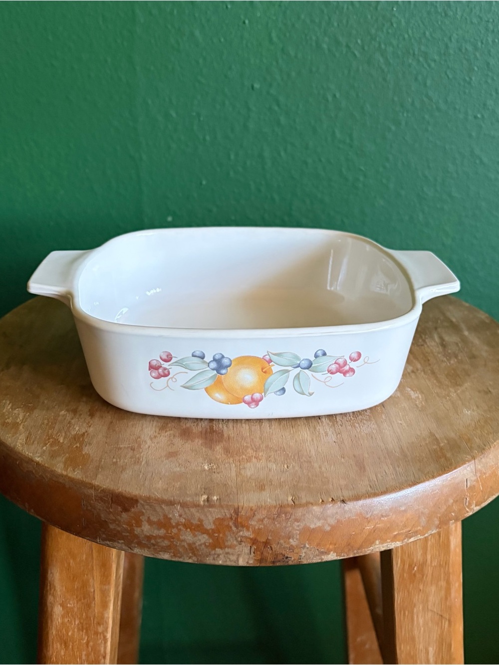 Vintage Corningware Abundance 1L Casserole dish